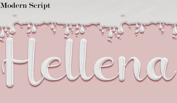 Hellena Font Poster 2