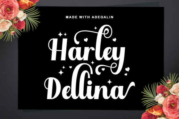 Hello Adegalin Font Poster 6