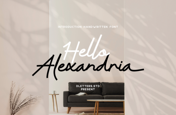 Hello Alexandria Font