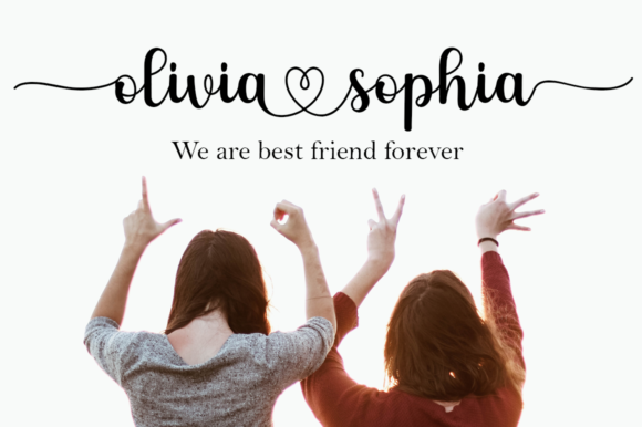 Hello Angelia Font Poster 9
