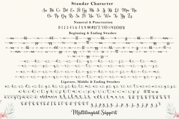 Hello Angelia Font Poster 10