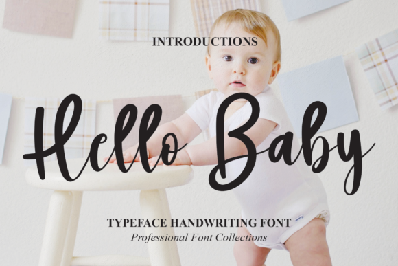 Hello Baby Font Poster 1