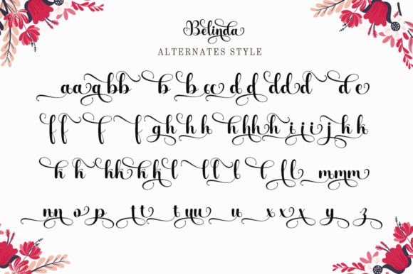 Hello Belinda Font Poster 6