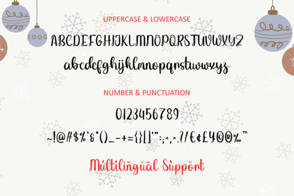 Hello Christmas Font Poster 5