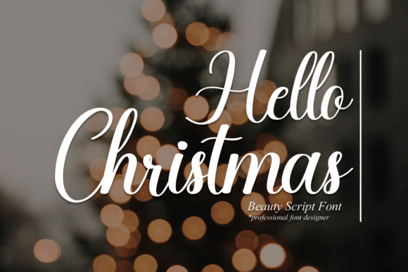 Hello Christmas Font Poster 1