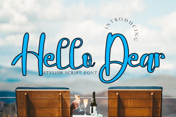 Hello Dear Font Poster 1