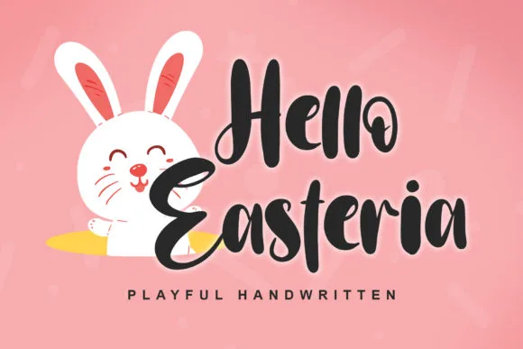Hello Easteria Font Hello Easteria Font Poster 1
