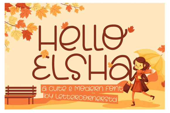 Hello Elsha Font Poster 1