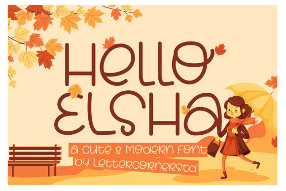 Hello Elsha Font Poster 1