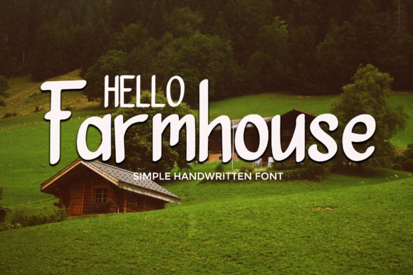 Hello Farmhouse Font Poster 1