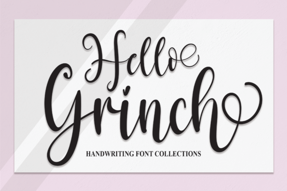 Hello Grinch Font Poster 1