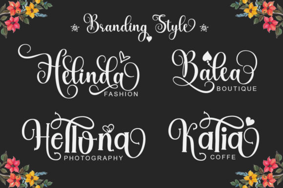 Hello Halentia Font Poster 7