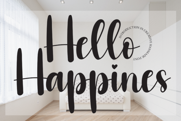 Hello Happiness Font Poster 1