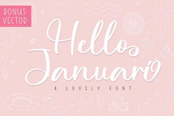 Hello Januari Font