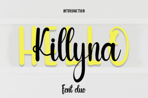 Hello Killyna Font Poster 1