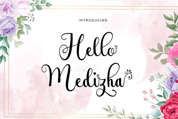 Hello Medhiza Font Poster 1