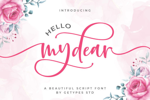 Hello Mydear Font Poster 8