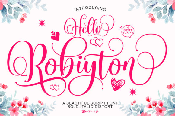 Hello Robiyton Font