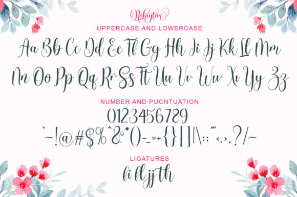 Hello Robiyton Font Poster 6