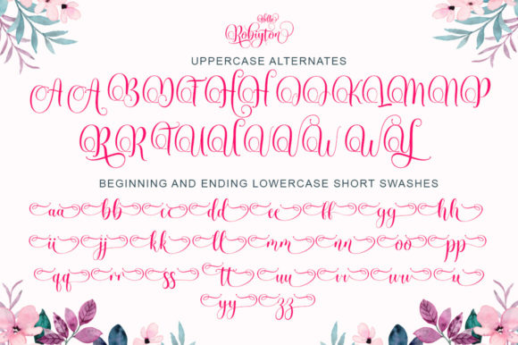 Hello Robiyton Font Poster 7