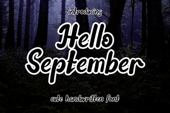 Hello September Font