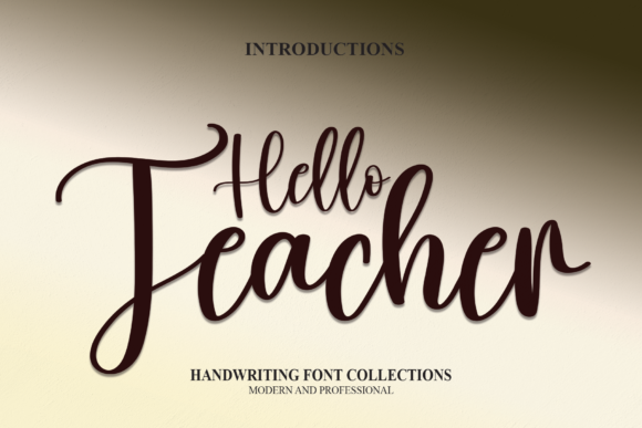 Hello Teacher Font