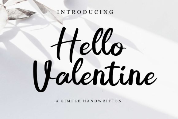 Hello Valentine Font