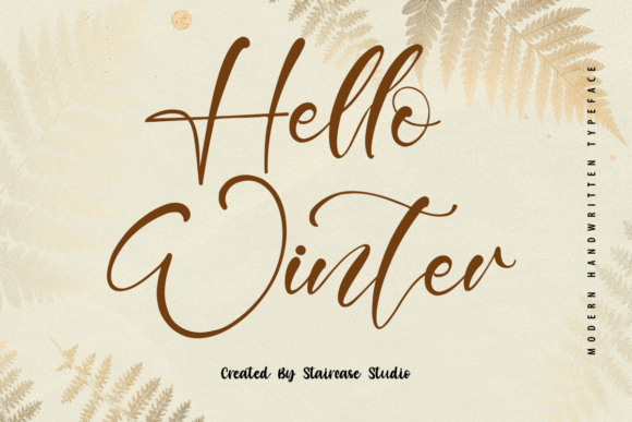 Hello Winter Font Poster 1