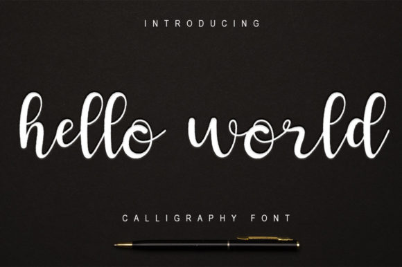 Hello World Font