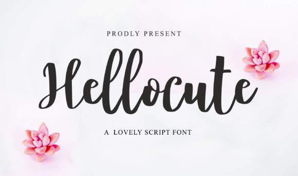 Hellocute Font Poster 1