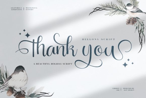 Hellony Font Poster 15