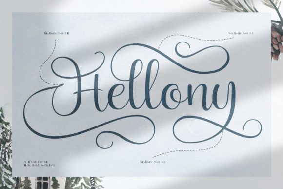 Hellony Font Poster 6
