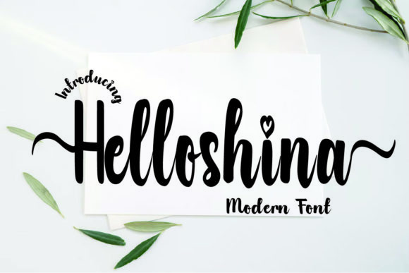 Helloshina Font Poster 1