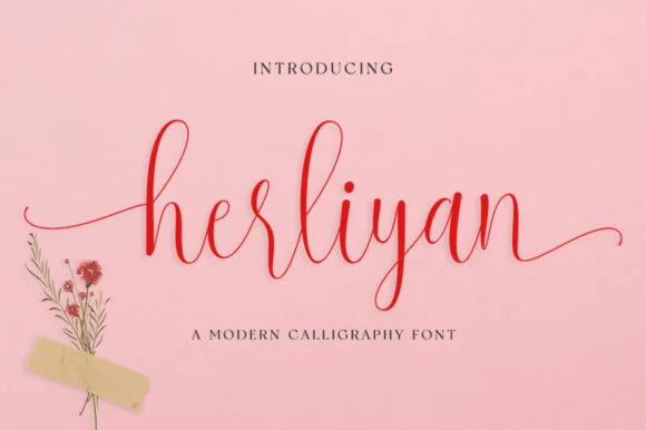 Herliyan Font Poster 1