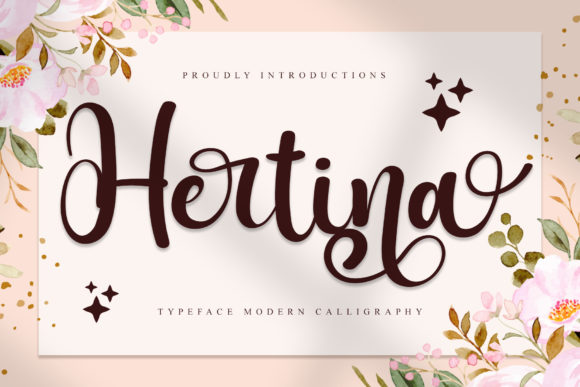 Hertina Script Font