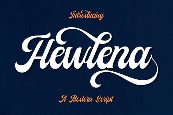 Hewlena Font Poster 1