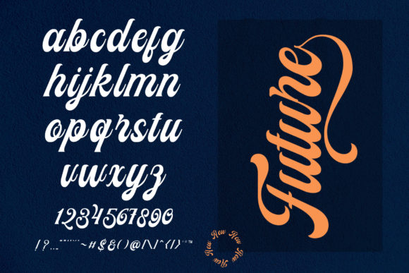 Hewlena Font Poster 5