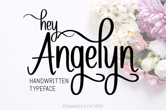 Hey Angelyn Font Hey Angelyn Font Poster 1