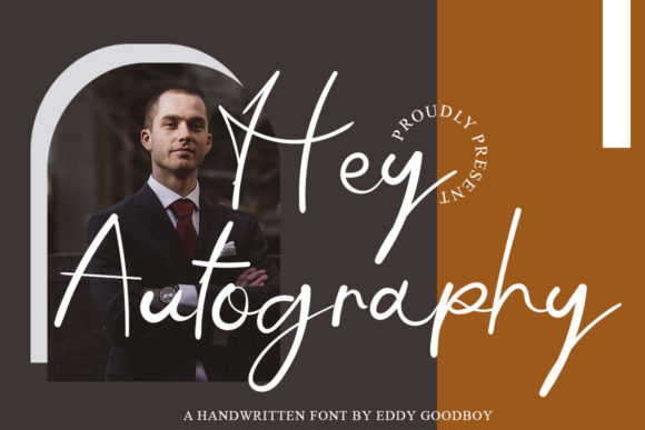 Hey Autography Font Poster 1