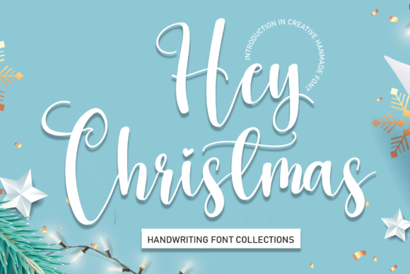 Hey Christmas Font Poster 1