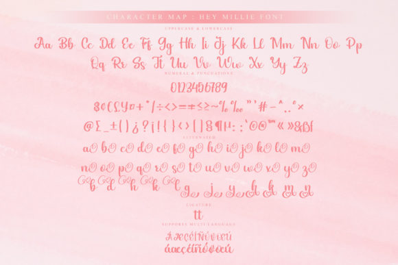 Hey Millie Font Poster 6