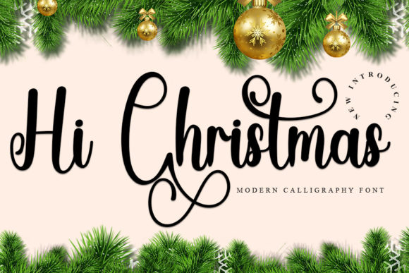 Hi Christmas Font