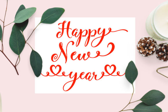 Hi Love Font Poster 5