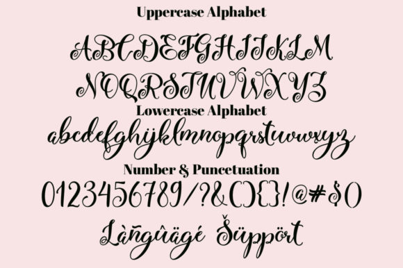 Hi Love Font Poster 8