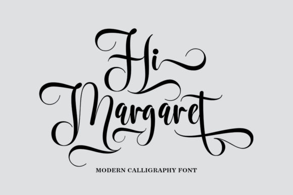 Hi Margaret Font Poster 1