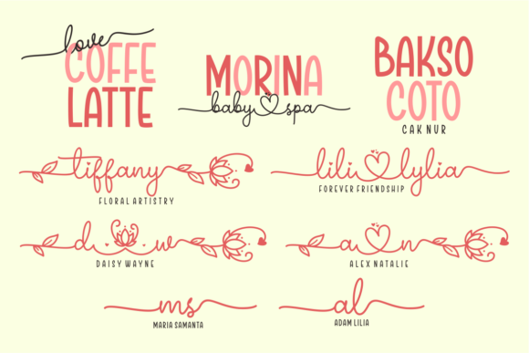 Hi Maria Font Poster 6