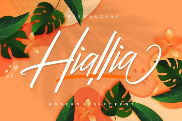 Hiallia Font Hiallia Font Poster 1