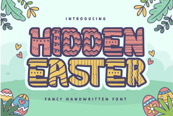 Hidden Easter Font Poster 1