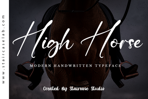 High Horse Font Poster 1