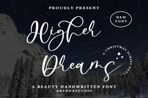 Higher Dreams Font Higher Dreams Font Poster 1